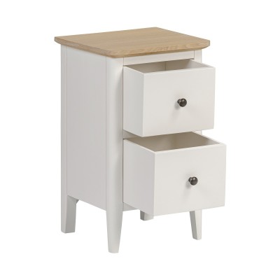 Marlow Narrow Bedside Locker - Coconut M | Murphy Furniture