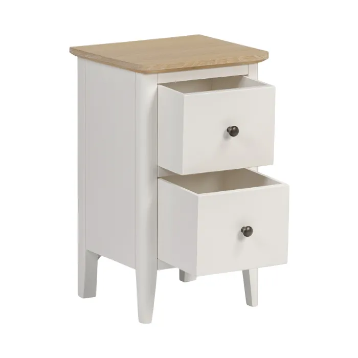 Marlow Narrow Bedside Locker - Coconut M | Murphy Furniture