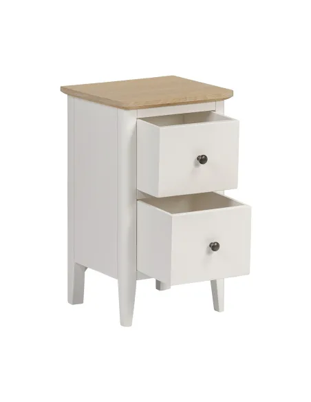 Marlow Narrow Bedside Locker - Coconut M | Murphy Furniture