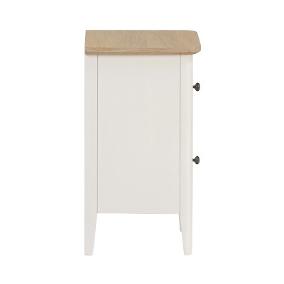 Marlow Narrow Bedside Locker - Coconut M | Murphy Furniture