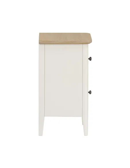 Marlow Narrow Bedside Locker - Coconut M | Murphy Furniture