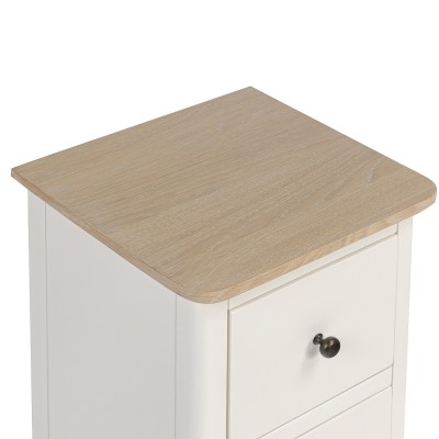 Marlow Narrow Bedside Locker - Coconut M | Murphy Furniture