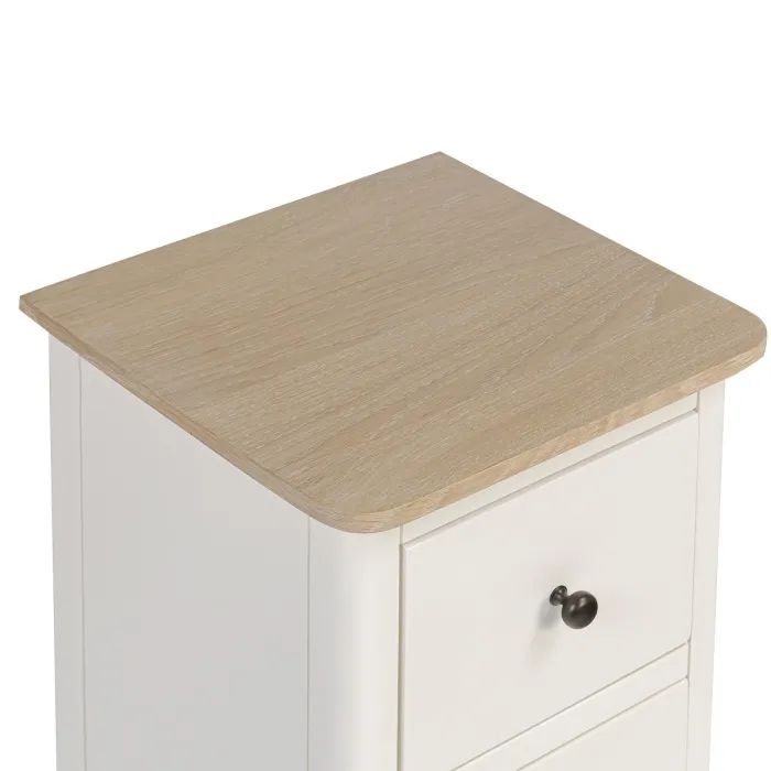 Marlow Narrow Bedside Locker - Coconut M | Murphy Furniture