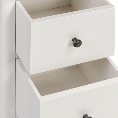 Marlow Narrow Bedside Locker - Coconut M | Murphy Furniture