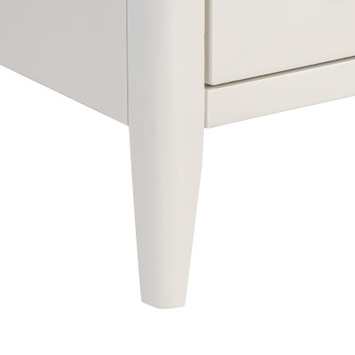Marlow Narrow Bedside Locker - Coconut M | Murphy Furniture