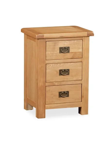 Astoria Wide Bedside Locker - Warm Wax