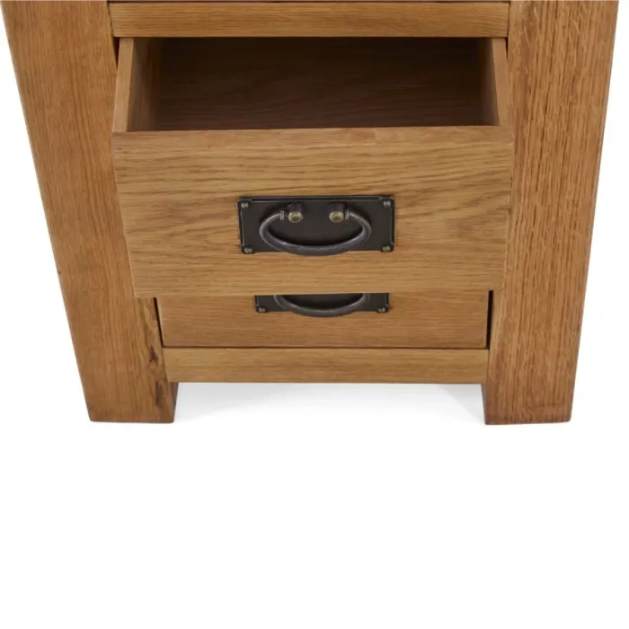 Astoria Wide Bedside Locker - Warm Wax