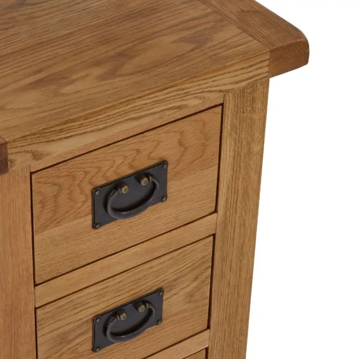 Astoria Wide Bedside Locker - Warm Wax