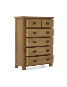 Astoria 2+4 Drawer Chest - Warm Wax 2