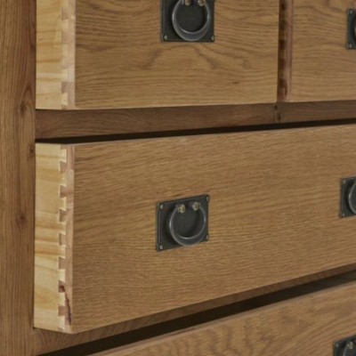 Astoria 2+4 Drawer Chest - Warm Wax