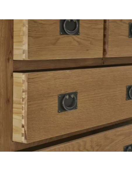 Astoria 2+4 Drawer Chest - Warm Wax