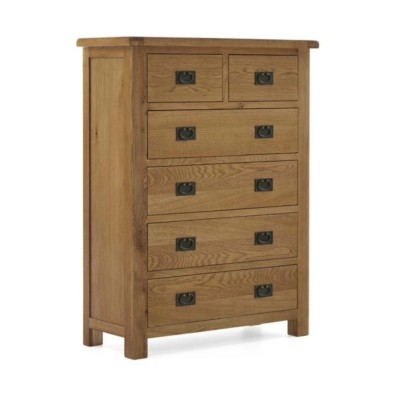 Astoria 2+4 Drawer Chest - Warm Wax
