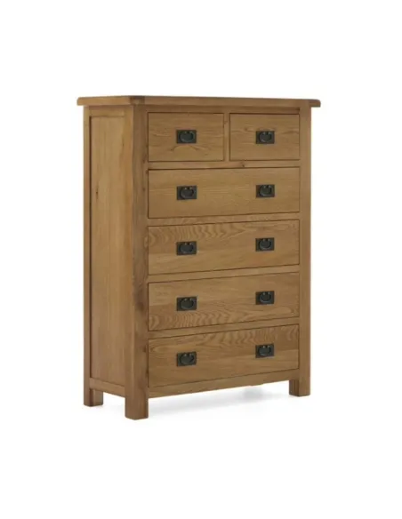 Astoria 2+4 Drawer Chest - Warm Wax