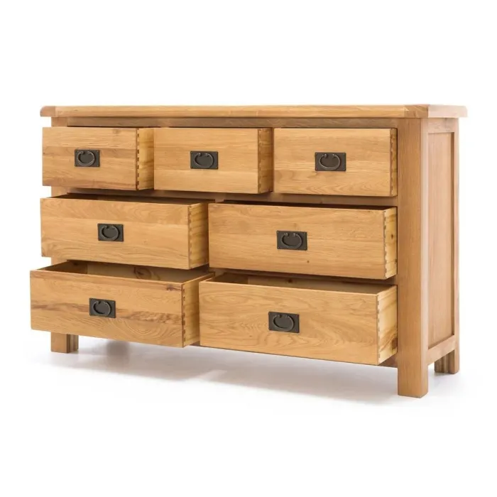 Astoria 3+4 Drawer Chest - Warm Wax