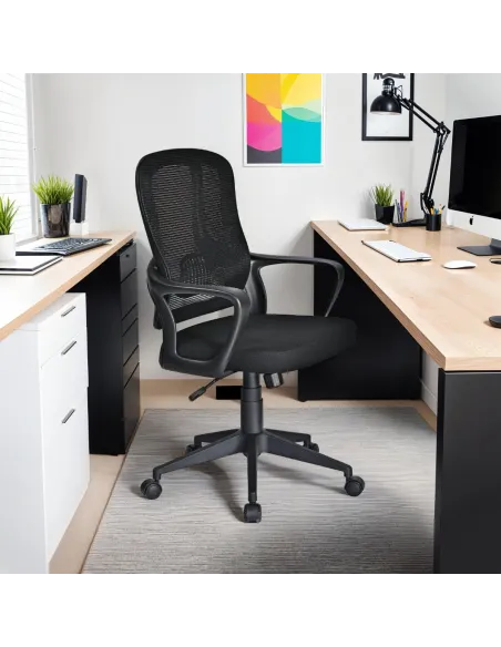 Cleo Office Chair - Black | Murphy Furniture