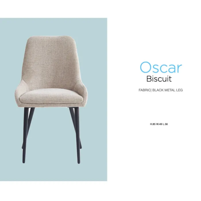 Oscar Dining Chair - Biscuit
