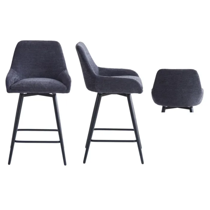 Oscar Counter Stool - Graphite Grey