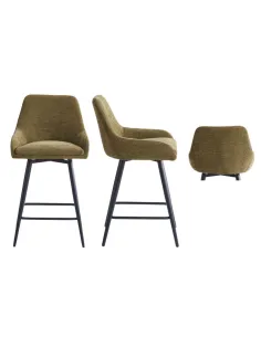 Oscar Counter Stool - Olive Green 2