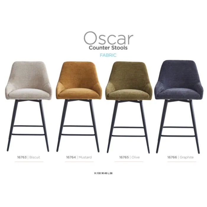 Oscar Counter Stool - Olive Green