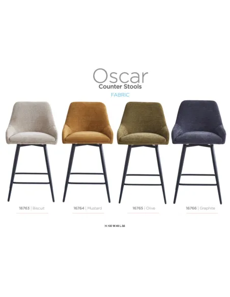 Oscar Counter Stool - Olive Green