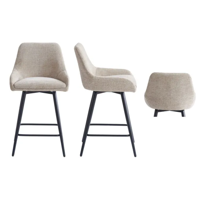 Oscar Counter Stool - Biscuit