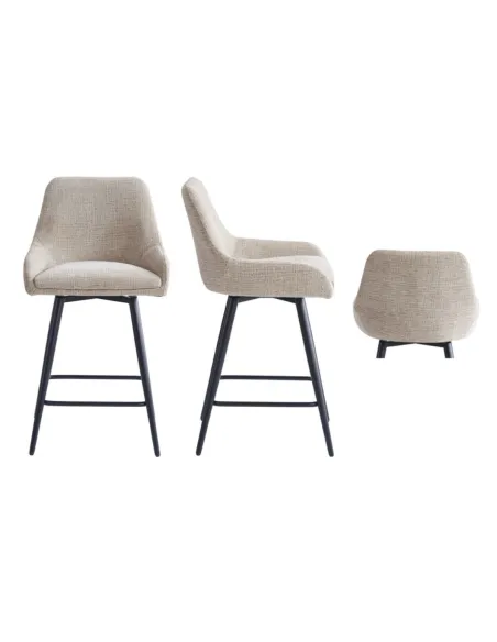 Oscar Counter Stool - Biscuit