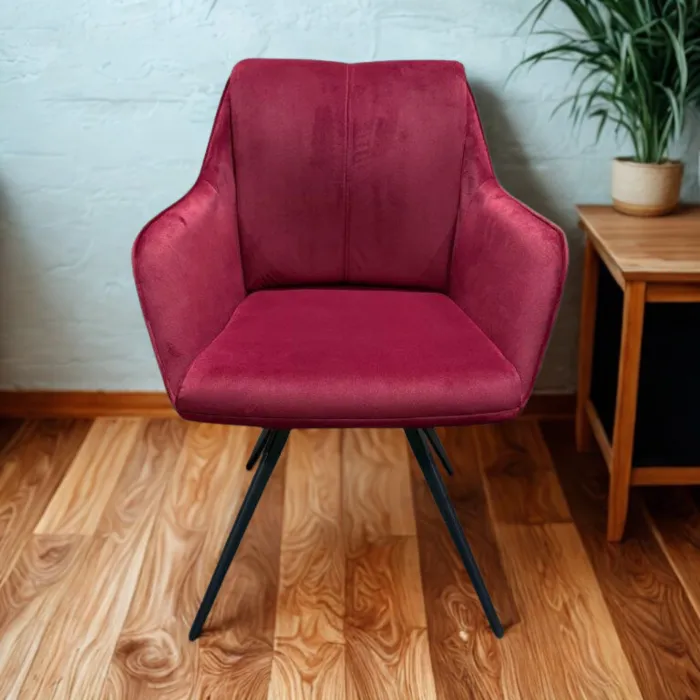 Rivoli Dining Chair - Velvet Purple | Murphy Furniture