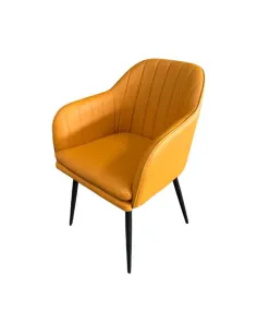 Rochelle Dining Chair - Brown PU | Murphy Furniture 2