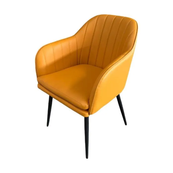Rochelle Dining Chair - Brown PU | Murphy Furniture