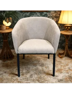 Joao Dining Chair - Beige Fabric | Murphy Furniture