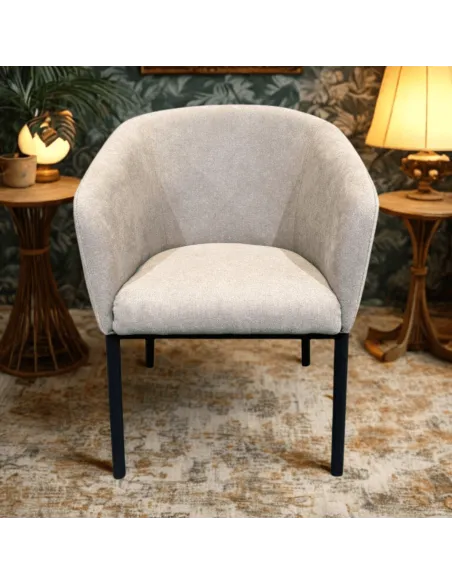 Joao Dining Chair - Beige Fabric | Murphy Furniture