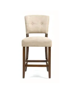 Oakridge Counter Stool - Beige Bison/Dark Oak