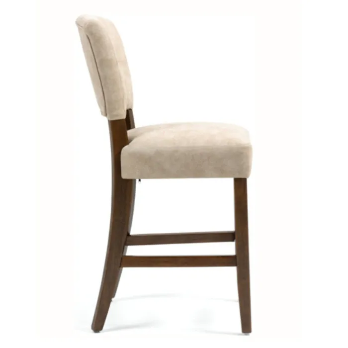 Oakridge Counter Stool - Beige Bison/Dark Oak