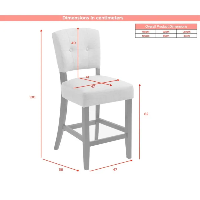 Oakridge Counter Stool - Beige Bison/Dark Oak