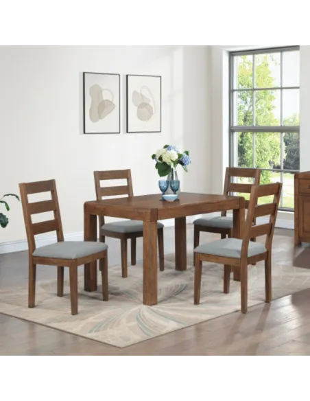 Oakridge 1.2m Dining Set - Dark Oak