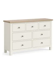 Turnberry 3 Over 4 Drawer Chest - Coconut | Murphy Furniture