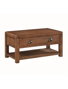 Oakridge Coffee Table With 1 Drawer - Dark Oak