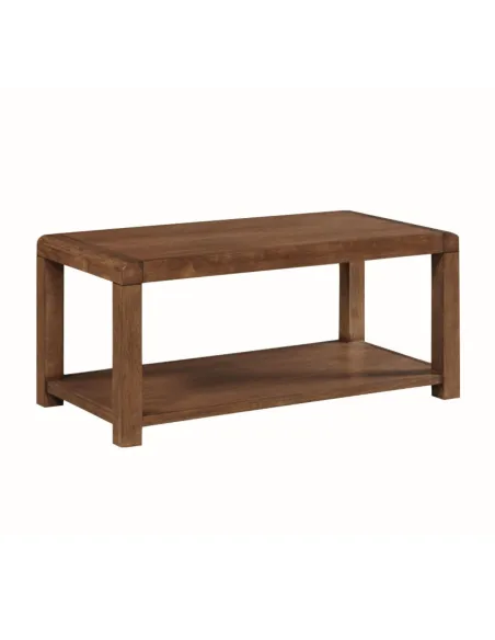 Oakridge Coffee Table with Shelf - Dark Oak