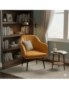 Rochelle Dining Chair - Brown PU | Murphy Furniture