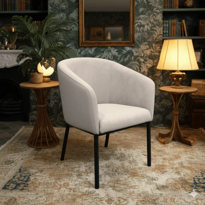 Joao Dining Chair - Beige Fabric | Murphy Furniture