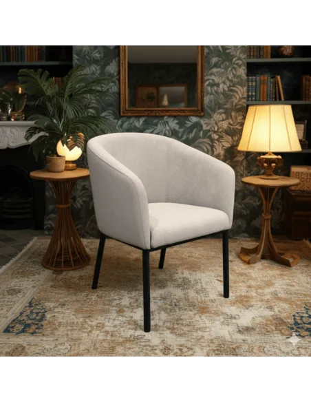 Joao Dining Chair - Beige Fabric | Murphy Furniture