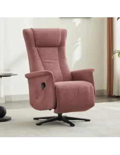 Apero Swivel Dual Motor Electric Recliner - Rose