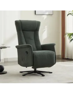 Apero Swivel Dual Motor Electric Recliner Winter - Moss
