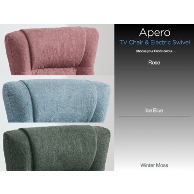 Apero Swivel Dual Motor Electric Recliner Winter - Moss