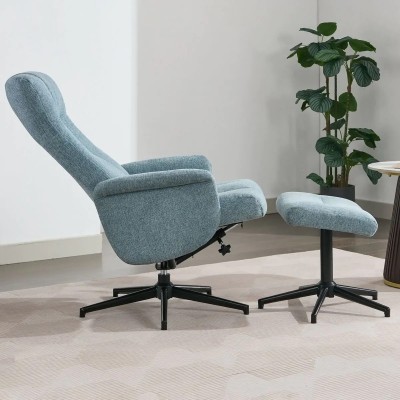 Apero TV Chair & Stool - Ice Blue