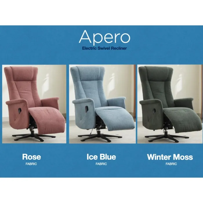 Apero TV Chair & Stool - Winter Moss