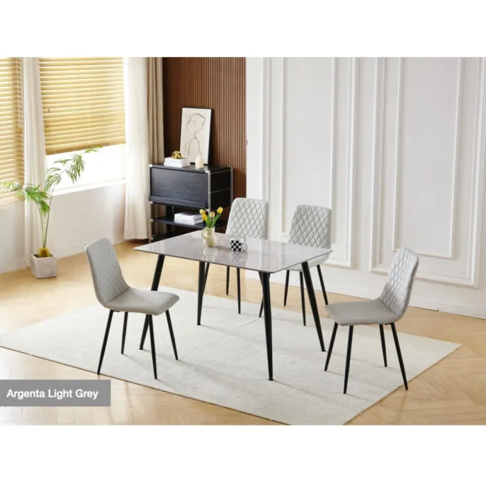 Argenta Dining Chair - Light Grey
