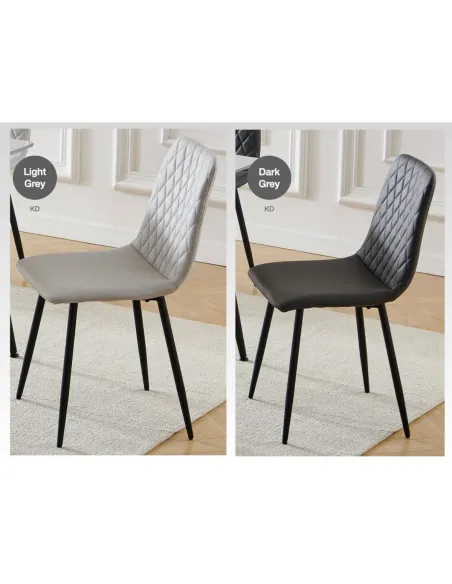 Argenta Dining Chair - Light Grey