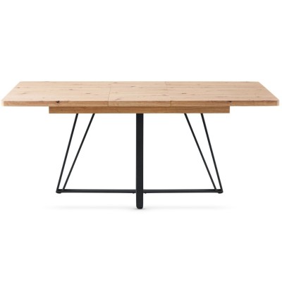 Callington Extending Dining Table - Oak/Black