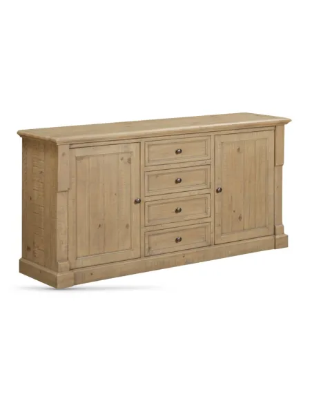 Chateau 2 Door 4 Drawer Sideboard - Rustic